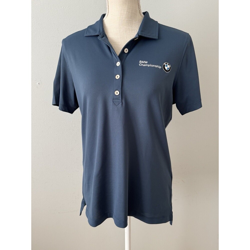Peter Millar BMW Championship Golf Polo Shirt Blue Women’s Size L